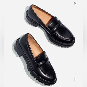 Madewell Women’s Black Leather Loafers